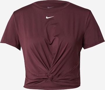 Tricou funcțional 'ONE CLSC' de la NIKE pe roșu: față