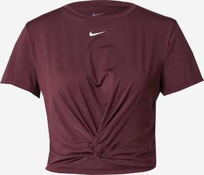 NIKE Tehnička sportska majica 'ONE CLSC' u burgund, Pregled proizvoda