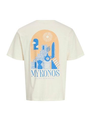 Jack & Jones Plus Póló 'JORMYK' - bézs