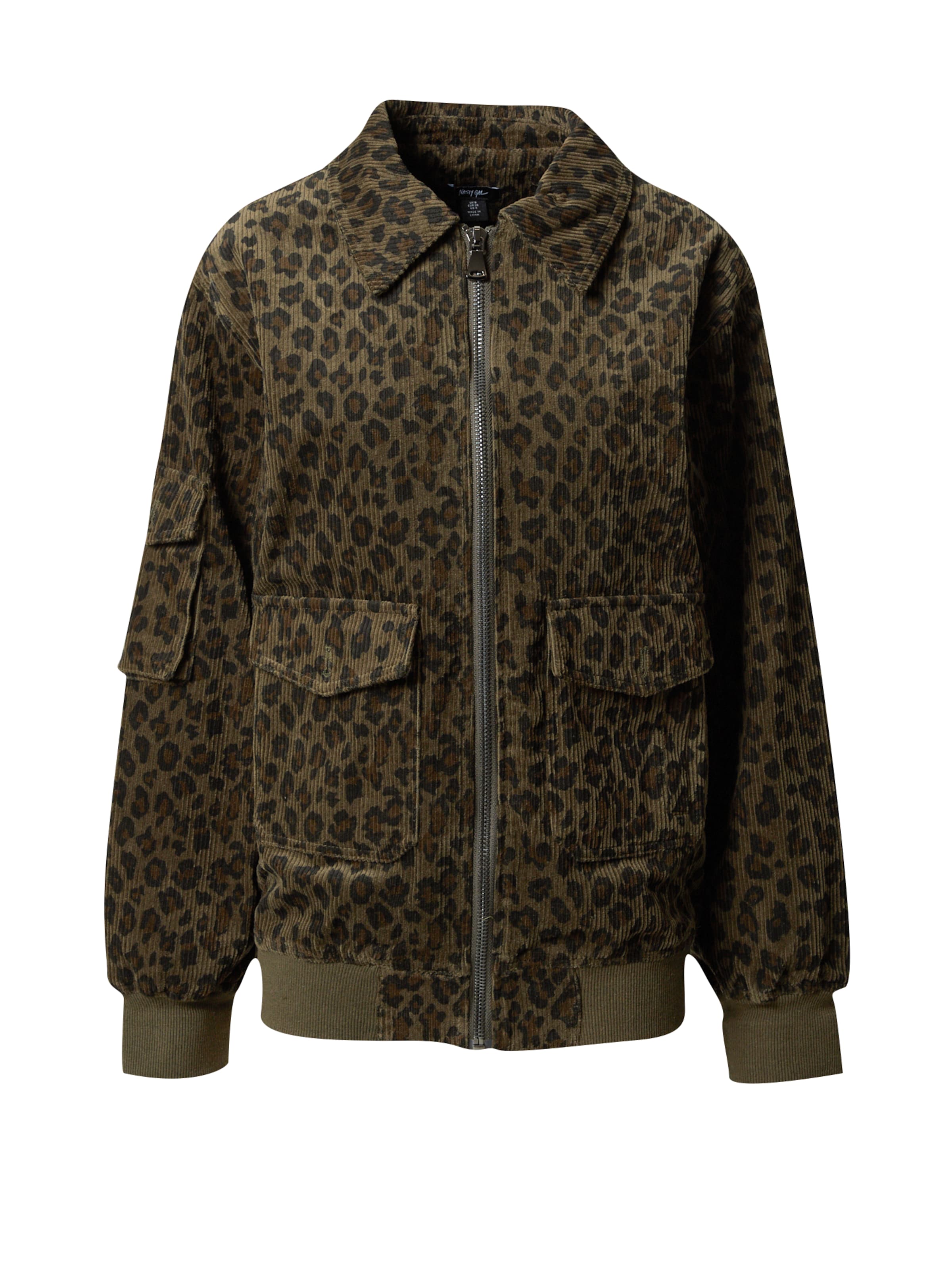 Nasty Gal Φθινοπωρινό και ανοιξιάτικο μπουφάν σε πράσινο: μπροστά