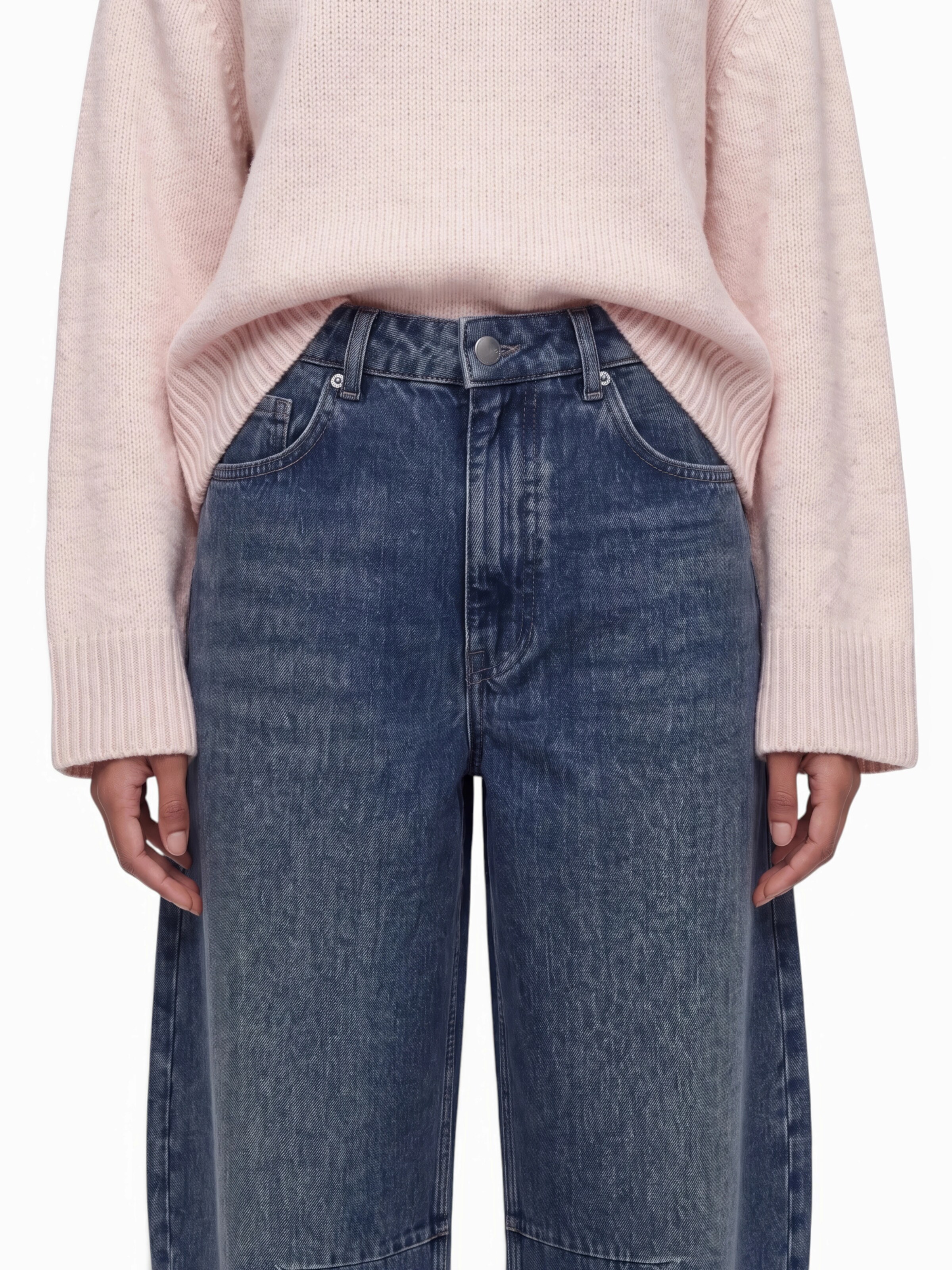 KAVAZI Vat Jeans in Blauw