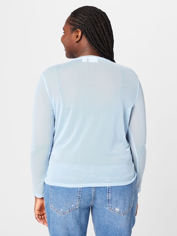 Noisy May Curve Shirt 'JUDITH' in Blue