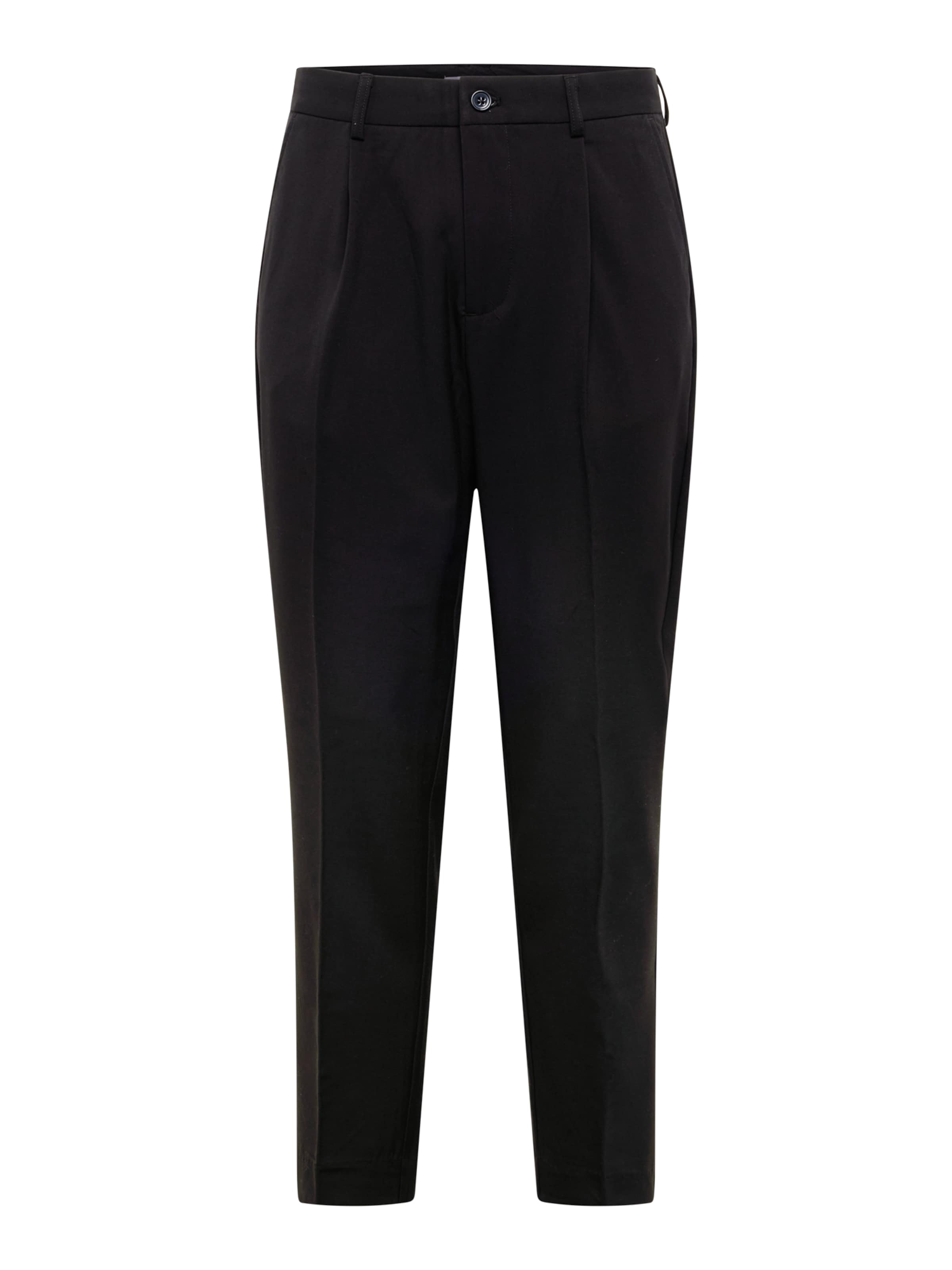 ABOUT YOU regular Παντελόνι 'Gino' σε μαύρο: μπροστά