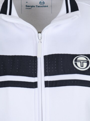 Sergio Tacchini Αθλητική ζακέτα φούτερ σε λευκό