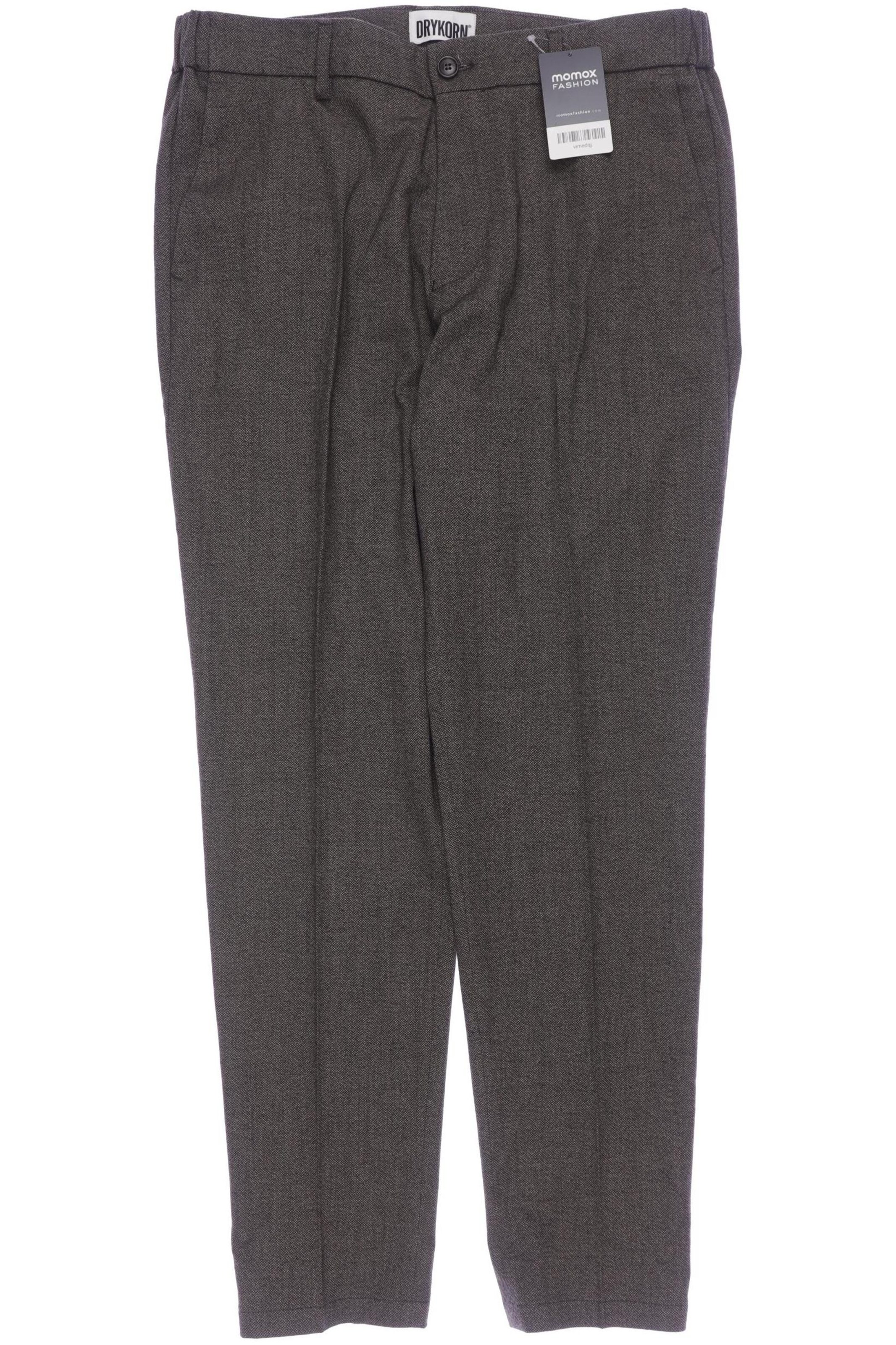 DRYKORN Pants in 34 in Brown: front