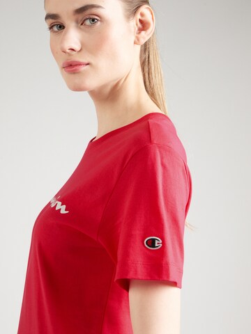 Maglietta di Champion Authentic Athletic Apparel in rosso