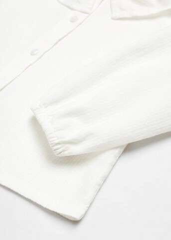 Bluză 'Whity' de la MANGO KIDS pe alb