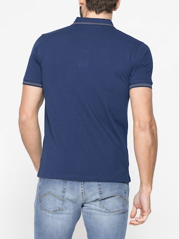 Carrera Jeans Regular Fit Hemd 'Piquet'‌‌‌‌‌‌‌‌‌‌ in Blau