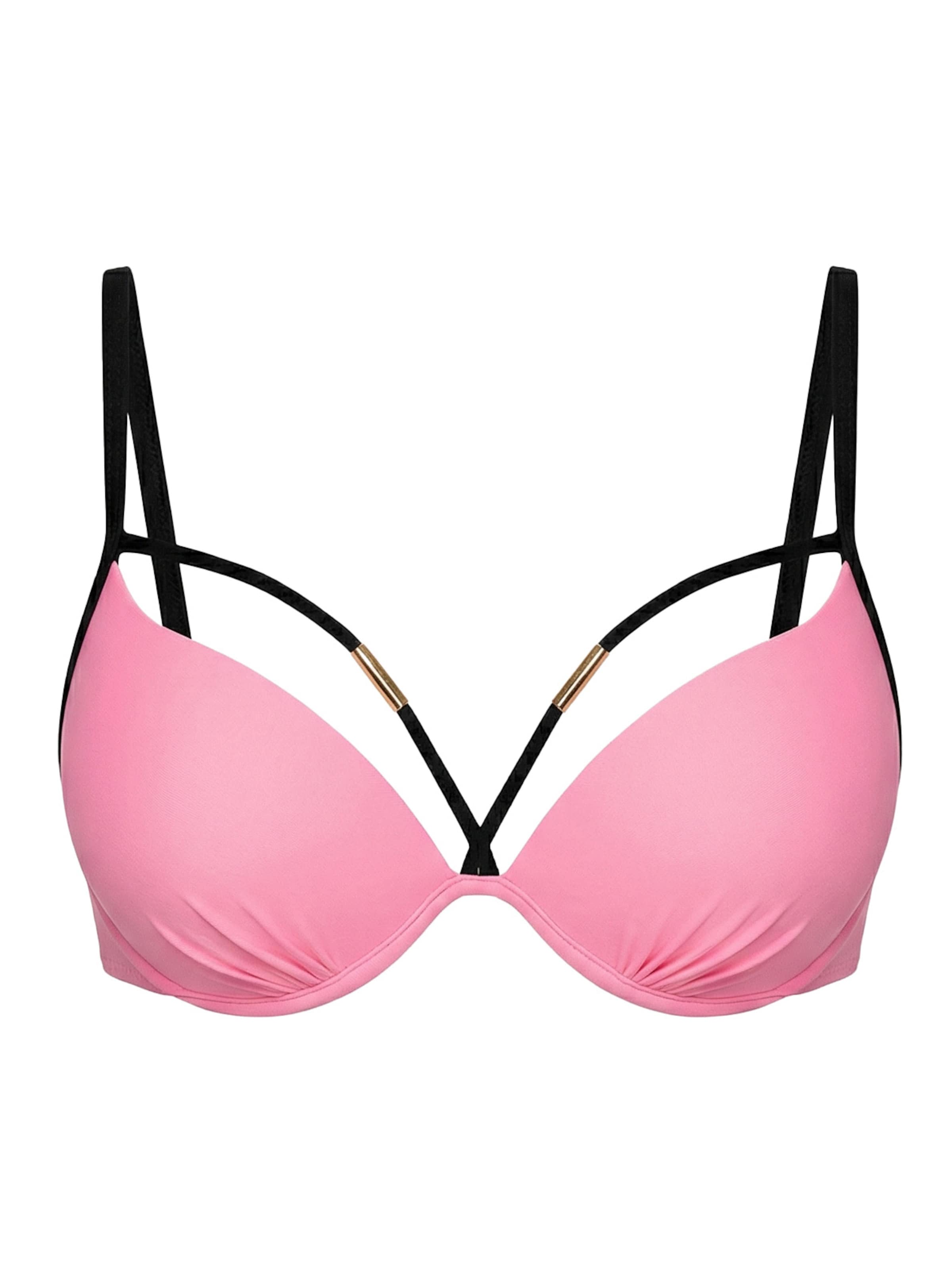 Marko Push-up Bikinitop 'Morgan M-805 (2)' in Roze: voorkant