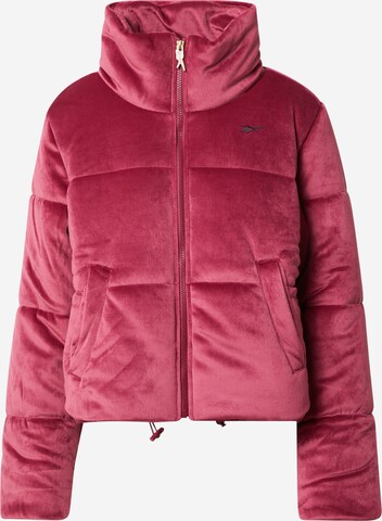 Reebok Outdoorjas in Rood: voorkant