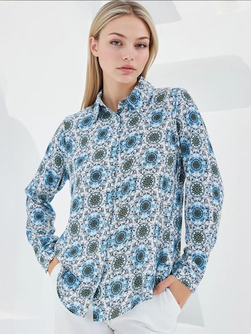 Chemisier Bigdart en bleu : devant