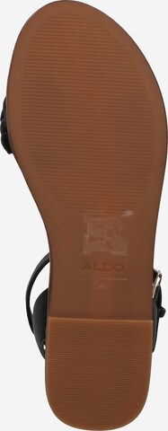 ALDO Remienkové sandále 'Tressa' - Čierna