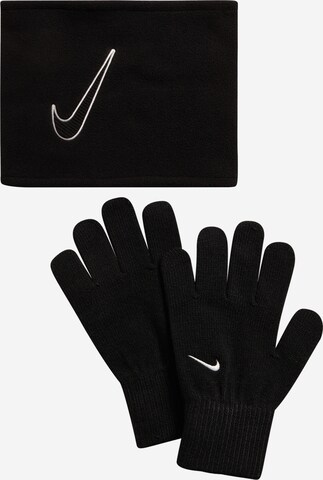 Nike Sportswear Accessoires Schlauchschal mit Handschuhe in Schwarz: predná strana