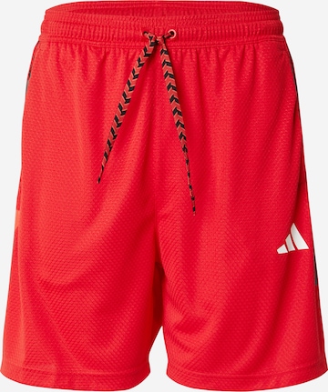 ADIDAS SPORTSWEAR Športne hlače 'TIRO' | rdeča barva: sprednja stran