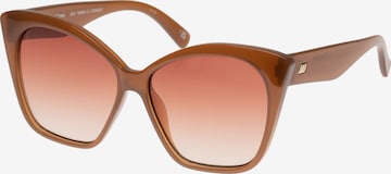 LE SPECS Sunglasses 'Hot Trash' in Brown: front