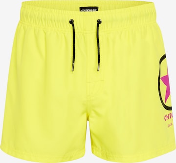 CHIEMSEE Board Shorts in Yellow: front