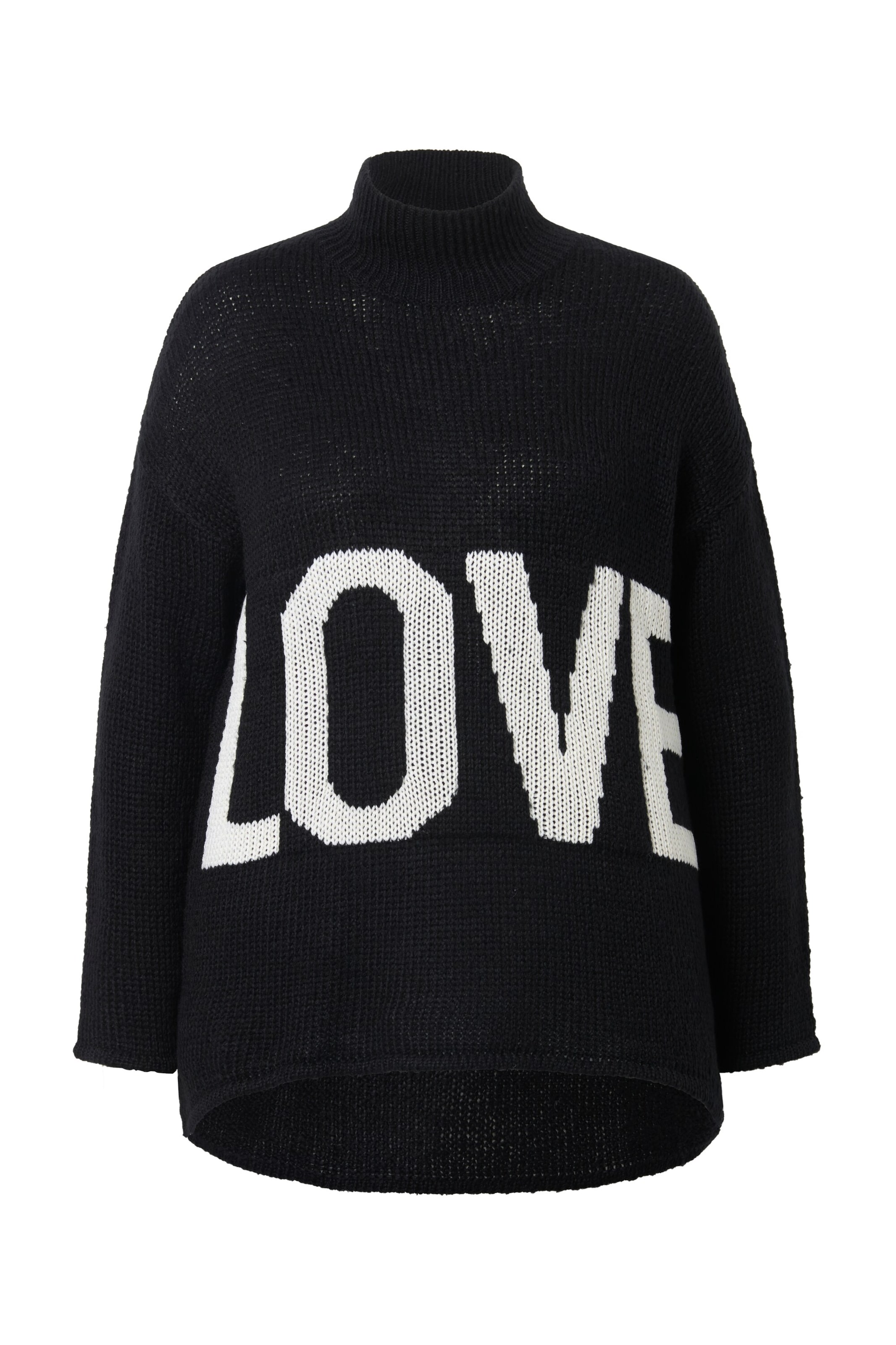 Angel of Style Sweater in Black: front