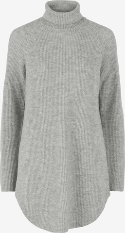 Pieces Tall Sweater 'Ellen' in Grey: front