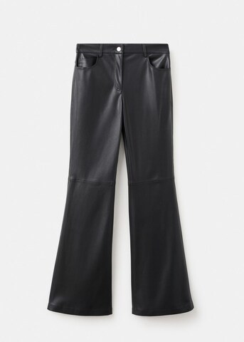 MANGO Flared Hose 'Connie' in Schwarz