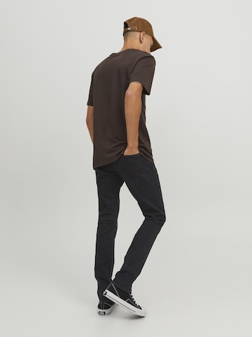 JACK & JONES Slim fit Jeans 'JJIGlenn' in Black