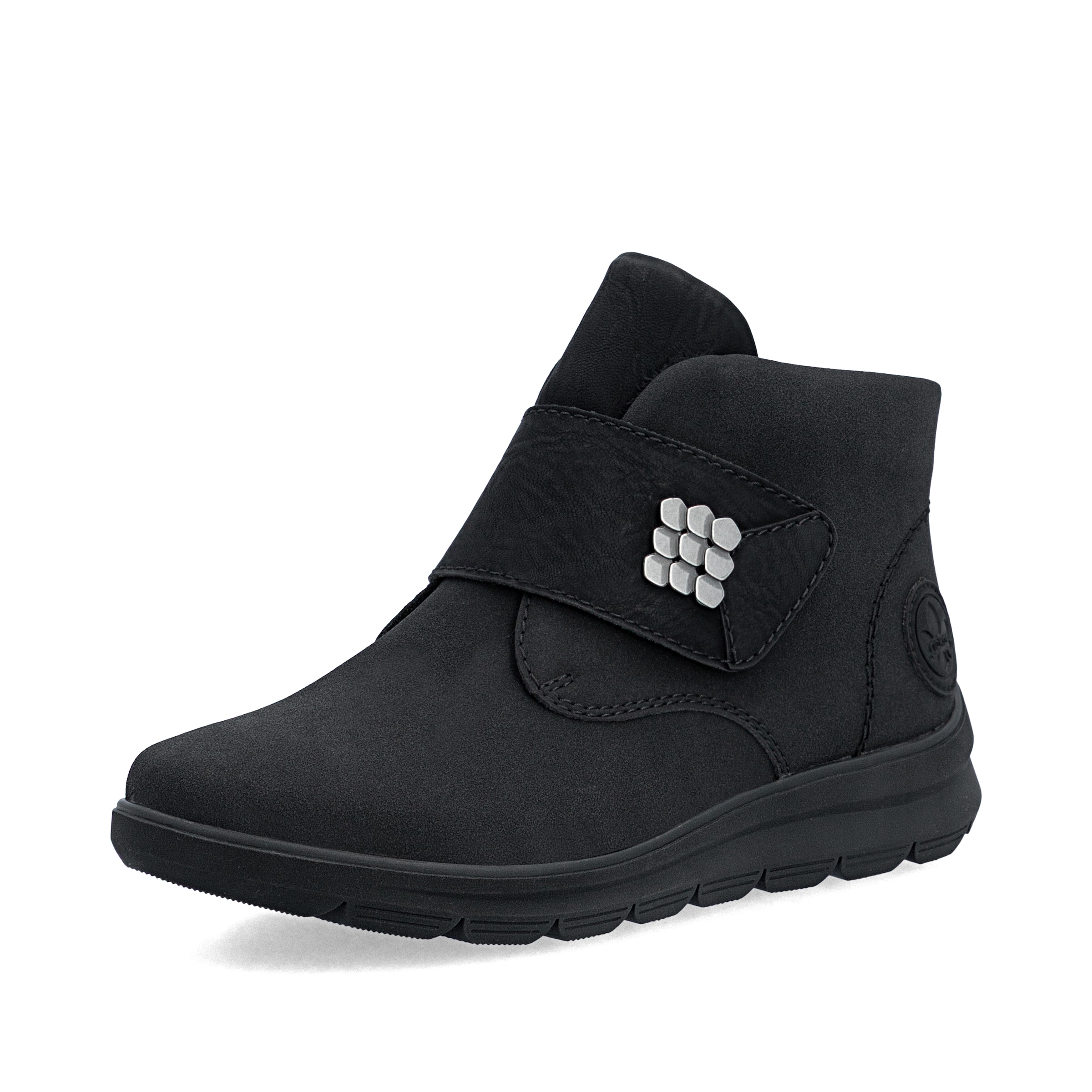 Rieker Stiefelette in Schwarz: Vorderseite