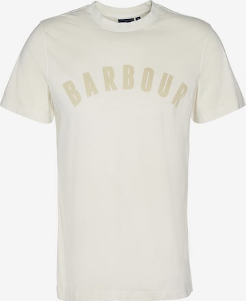Barbour T-Shirt 'Tera Foa' in Grau: predná strana