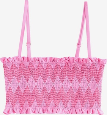 Bandeau Hauts de bikini Next en rose : devant