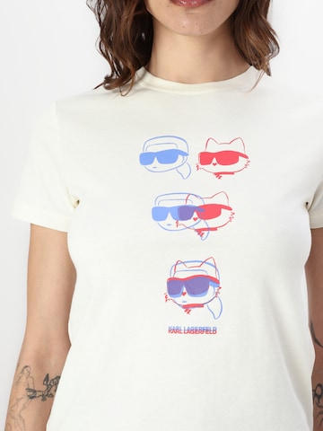 Karl Lagerfeld - Camiseta 'Ikon' en beige