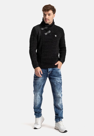 CIPO & BAXX Sweater in Black, Item view