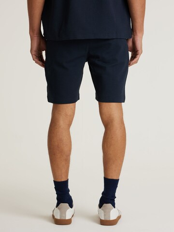 CHASIN' Regular Broek 'Stone.s Structure' in Blauw