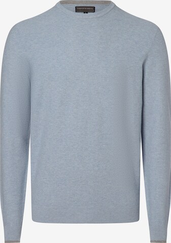 Pull-over Finshley & Harding en bleu : devant