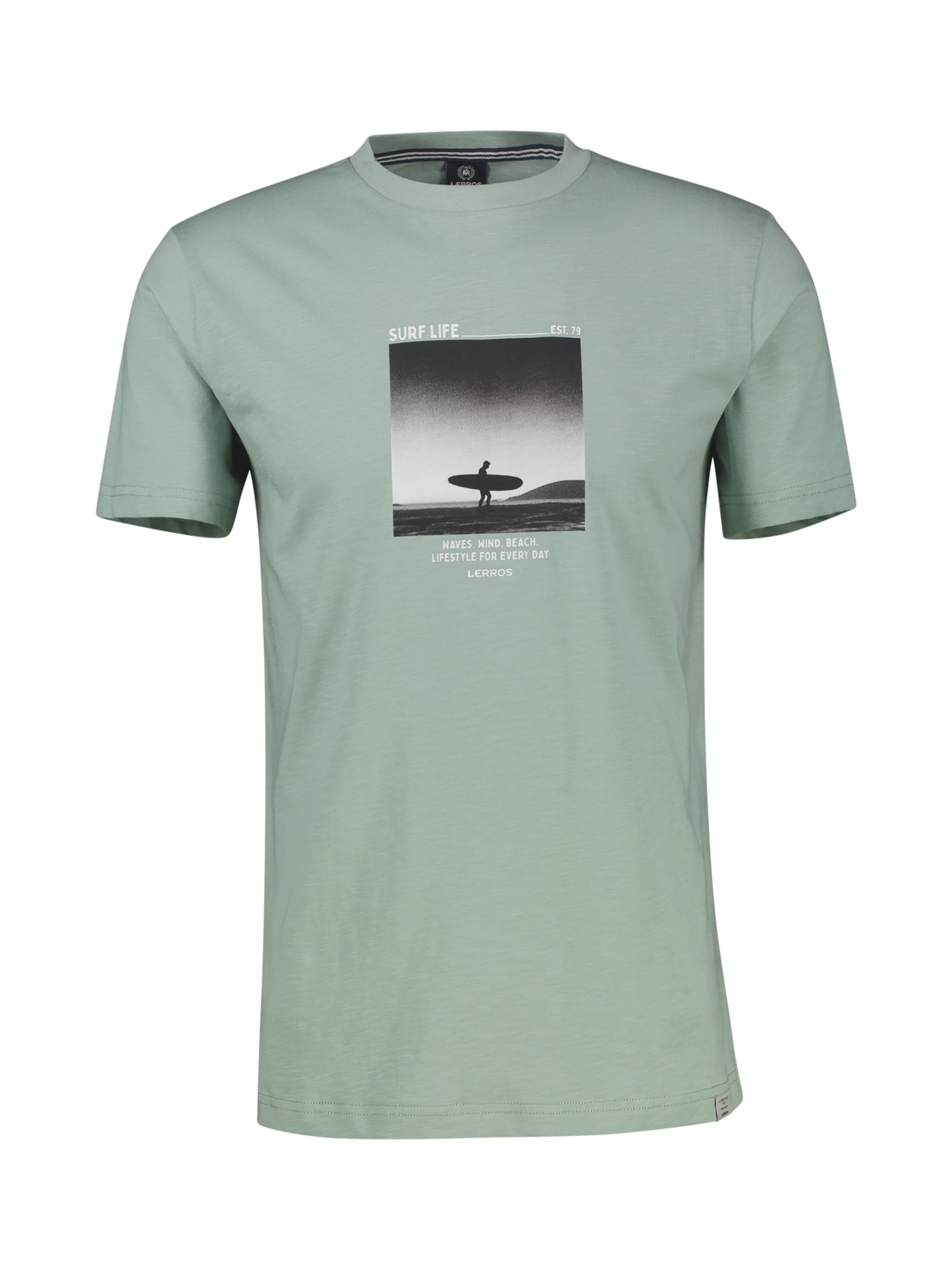 LERROS Shirt in Groen: voorkant