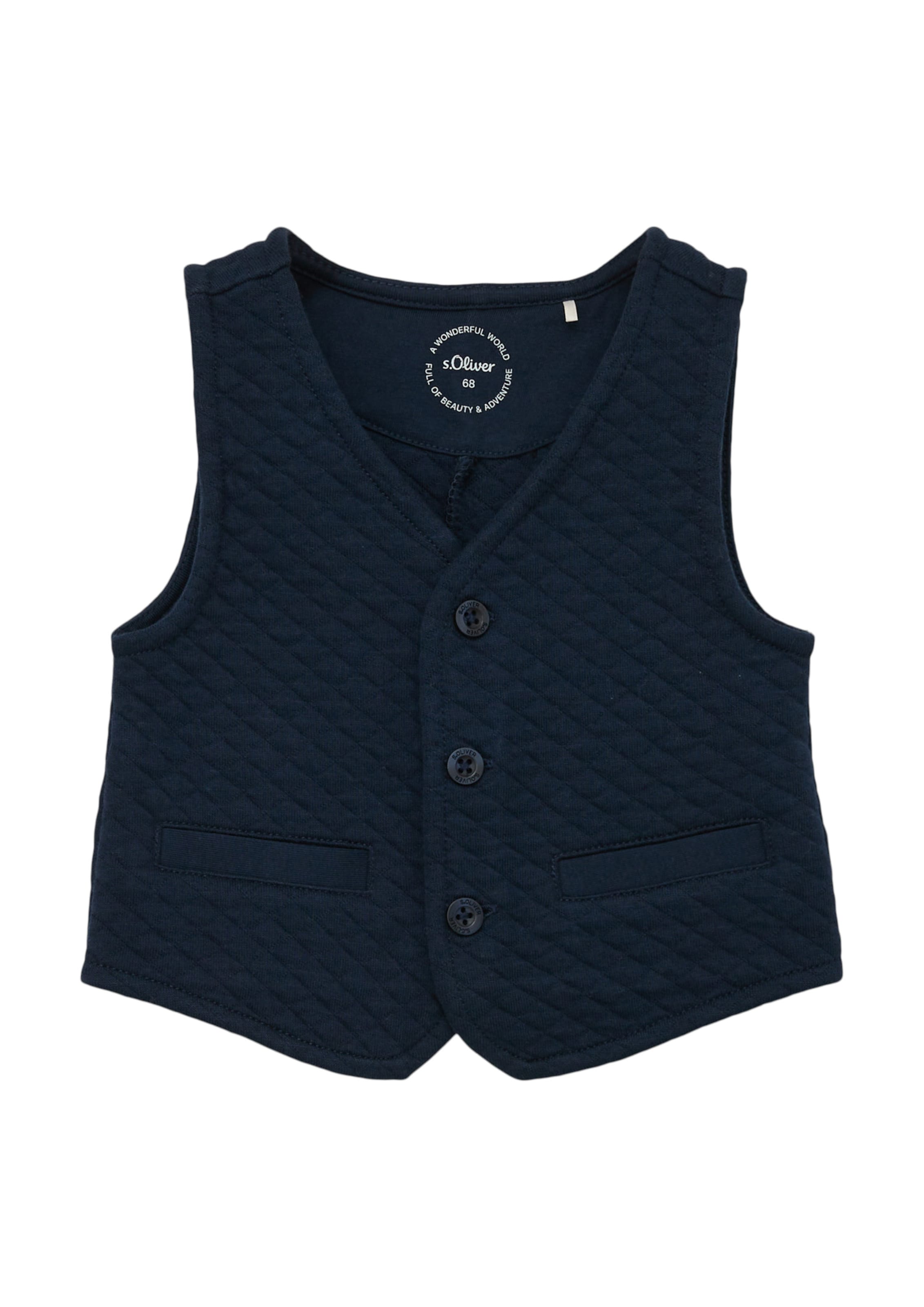 s.Oliver Bodywarmer in Blauw: voorkant