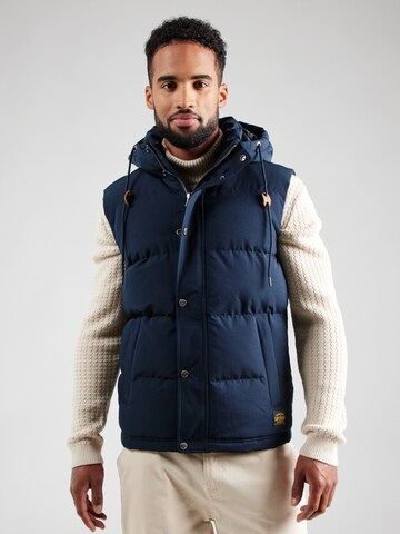 Gilet 'Everest' Superdry en bleu : devant