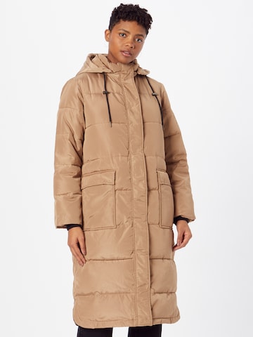 Moves Winter coat in Beige: front