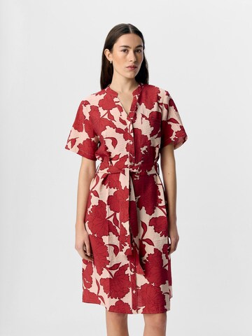 Robe-chemise 'OBJJacira' OBJECT en rouge : devant