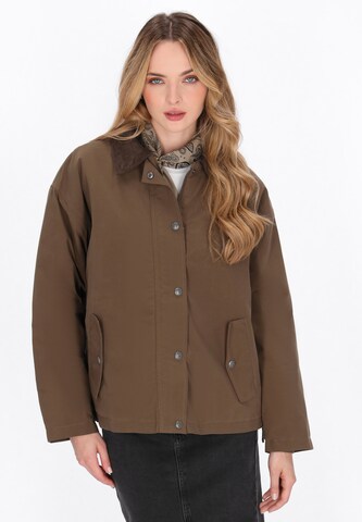 DreiMaster Vintage - Chaqueta de entretiempo en marrón: frente
