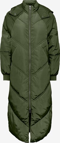 PIECES Χειμερινό παλτό 'Felicity' σε πράσινο: μπροστά