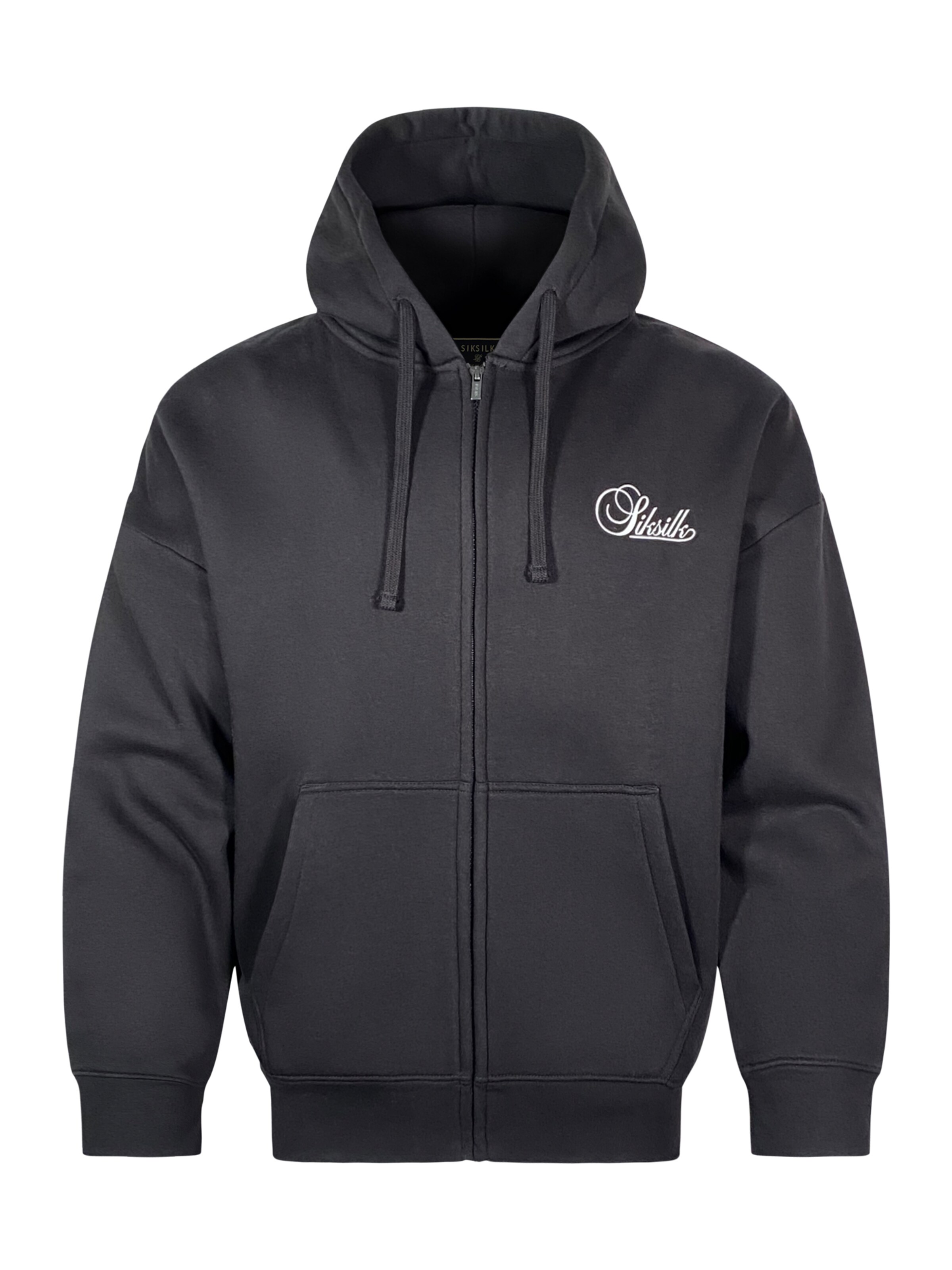 Sweat-shirt SikSilk en noir : devant