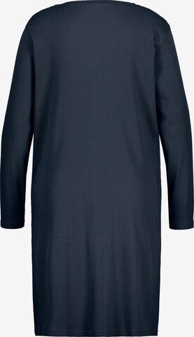 Ulla Popken Shirt  (GOTS) in Blau