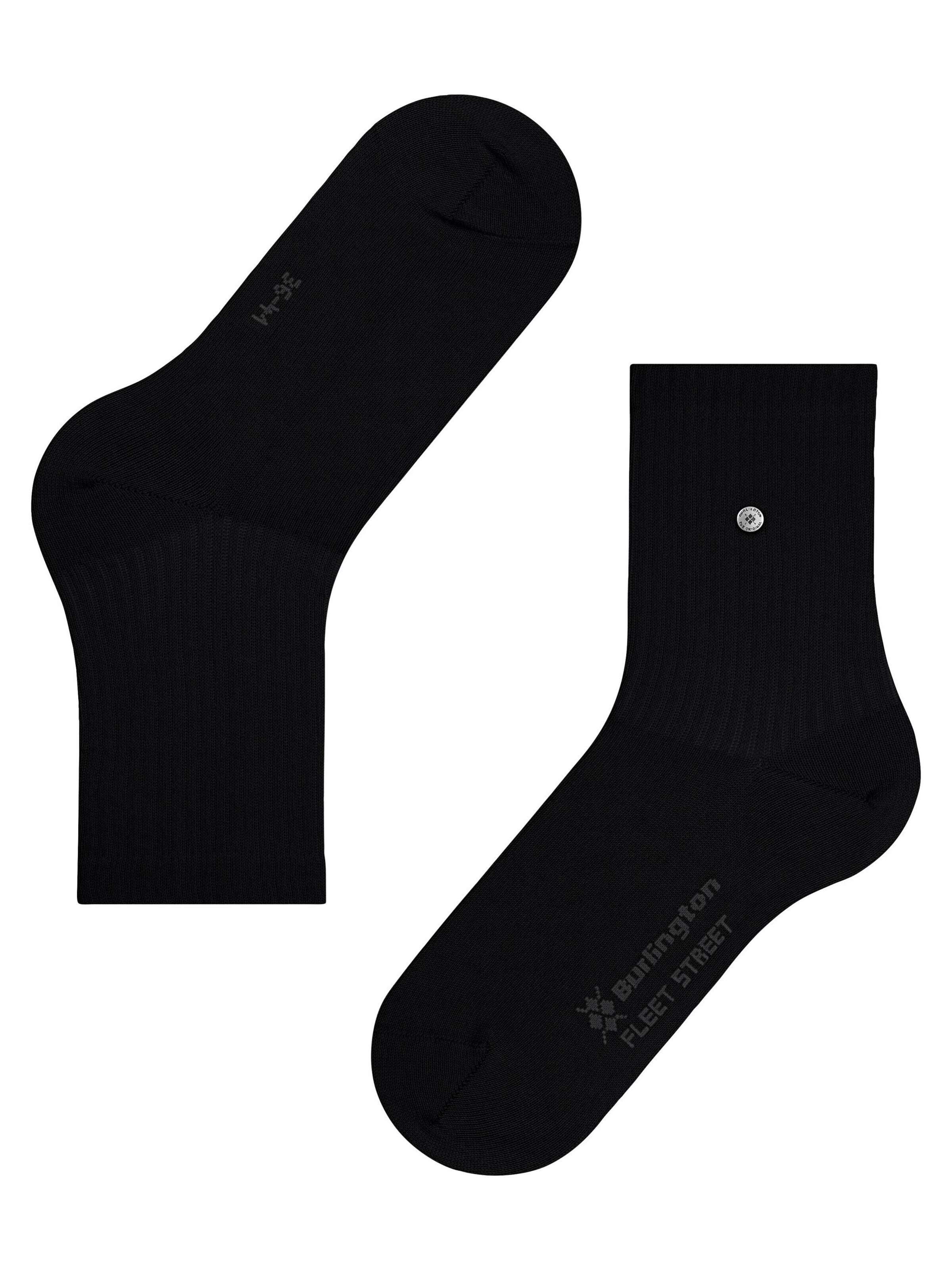 BURLINGTON Socks 'Fleet Street' in Black