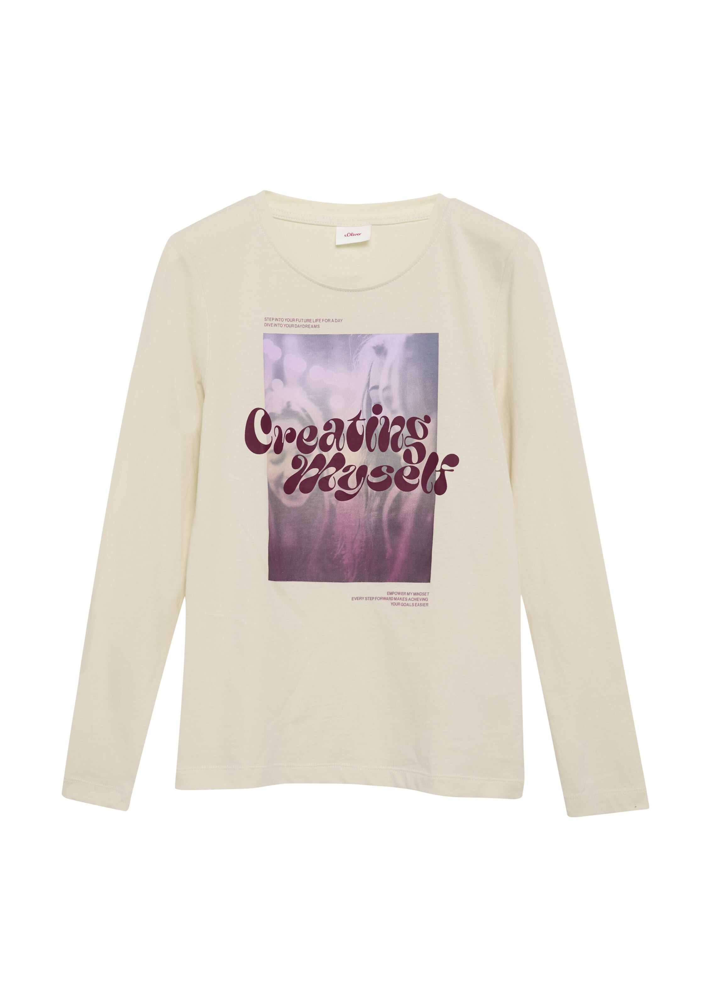 s.Oliver Shirt in Beige: Vorderseite