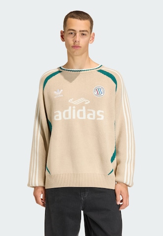ADIDAS ORIGINALS Trui 'Adicolor Blokecore' in Beige: voorkant