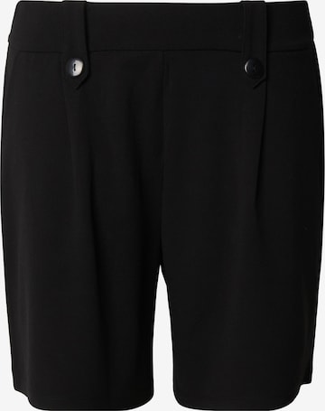 juoda ONLY Carmakoma Standartinis Klostuotos kelnės 'CARSANIA': priekis