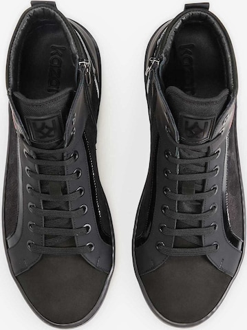 Kazar High-Top Sneakers in Black