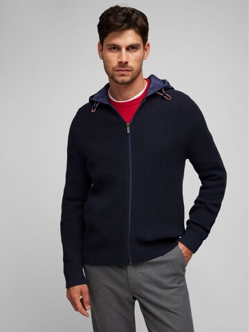Vestes en maille HECHTER PARIS en bleu : devant