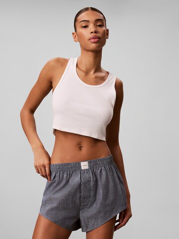 Pantalon de pyjama Calvin Klein en bleu : devant