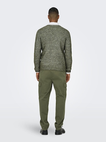 Only & Sons Loosefit Broek 'ONSSinus' in Groen