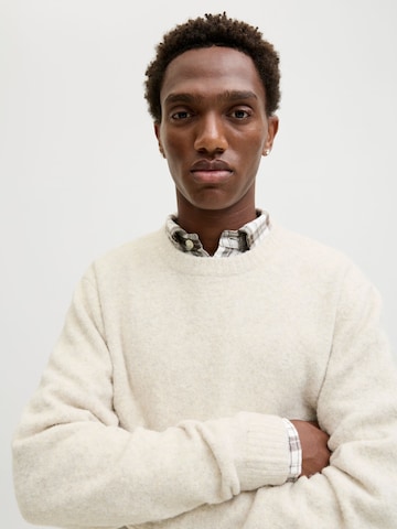 JACK & JONES Sweater 'JJ' in White