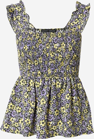 Dorothy Perkins Top in Yellow / Light purple / Black / White, Item view